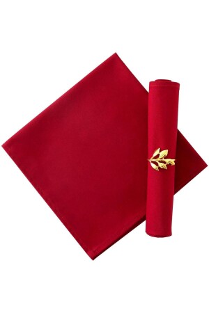 Set of 6 Red Christmas Cloth Table Napkins (6 Pieces 40 X 40 Cm) BCNP6L101 - Bc Home