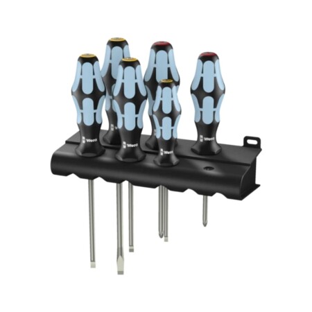 Set of 6 screwdrivers in a holder WERA 3334/6 - Wera