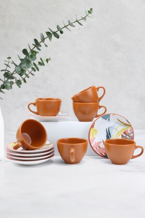 Set of 6 Tea and Coffee Cups - Trendmiya