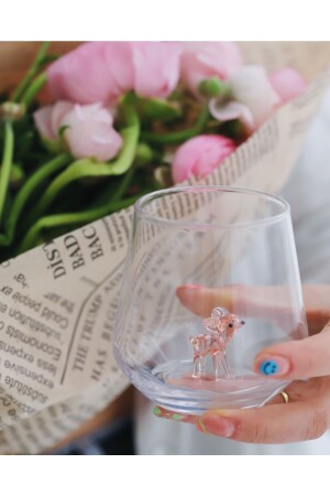 Set of 6 Water Glasses with Animal Figures MNZ01 - Minizooistanbul