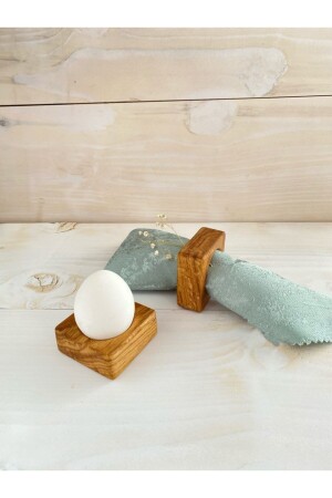 Set of 6 Wooden Napkin Rings - Kıdıman Ahşap