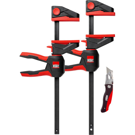 Set of BESSEY 300/80 rotary clamps with knife DBKPH-EU - Bessey