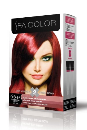 Set Paint 66. 46 Fire Red - Sea Color