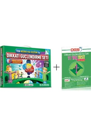 Set zur Stärkung der Aufmerksamkeit ab 11 Jahren + Set zur visuellen Aufmerksamkeit - Adeda Yayınları