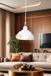 SETA TEKLİ SARKIT BEYAZ SALON-OTURMA ODASI-ÇOCUK ODASI-YEMEK-YATAK ODASI-ANTRE-MUTFAK TYCG9MPAQN169712002071243 - Gloria