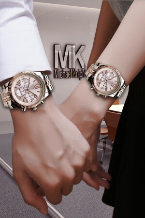 ساعه يد زوجية من نوع MNZ-Dear، ساعتان في صندوق خاص MK5619 - Michael Knight