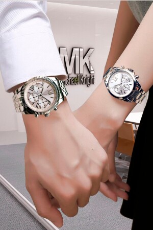 ساعه يد زوجية من نوع MNZ-Dear، ساعتان في صندوق خاص MK5619 - Michael Knight