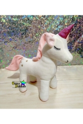 Sevimli Orijinal Peluş Oyuncak Pony Uyku Arkadaşım Unicorn 30 Cm Boynuzlu At yd-11055236521565222 - YıldızDükkan