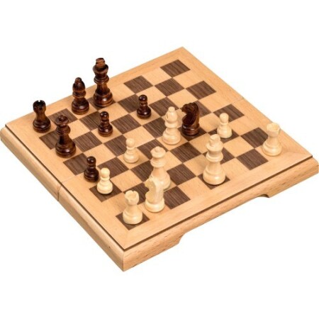 Seyahat satranç takımı Philos ahşap, manyetik 17x8.5cm - Philos