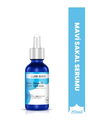 Seyrek ve Boş Bölgelerde Yeni Sakal Oluşumuna Yardımcı Mavi Sakal Bakım Serumu 20ml. - Luis Bien