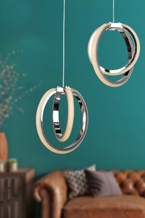 Sezen Ledli 2. li Chandelier Chrome BEG0088BEG02 - Begüsa