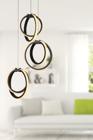 Sezen Ledli 3. Chandelier Black BEG0088BEG03 - Begüsa