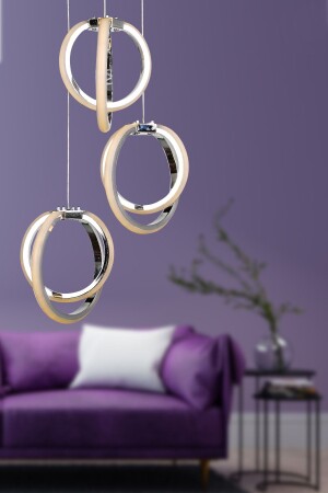 Sezen Ledli 3. Chandelier Chrome BEG0088BEG03 - Begüsa