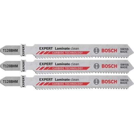Sägen BOSCH Expert Laminate Clean T128 BHM, 3 Stück. - Bosch Accessories