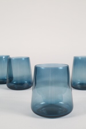Shadow 4-Piece Water Glass Set Blue 380 Cc 301. 01. SHW0051004RKL - Rakle