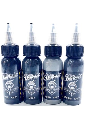 SHADOW TATTOO DYE SET 4 COLORS 30 ML DARKNESS - Darkness