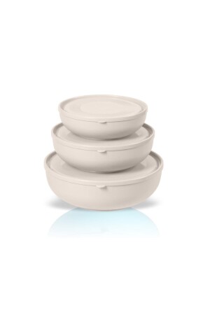 Shallow Bowl with Round Lid Set of 3 K928 - Melkan Home
