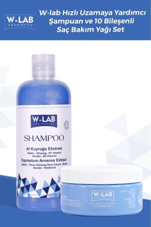 Shampoo And Hair Care Oil Set - W-Lab Kozmetik