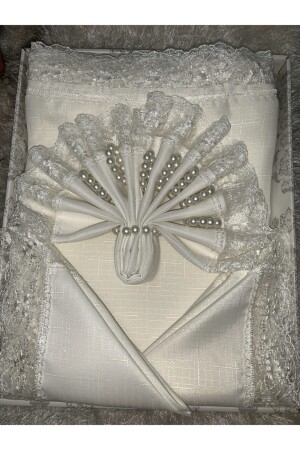 Shantuk Fabric Tablecloth Set 26 Pieces for 12 People - Cardea