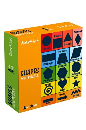 Shapes Mini Puzzle 40 Pieces Age 4 - Doerkids