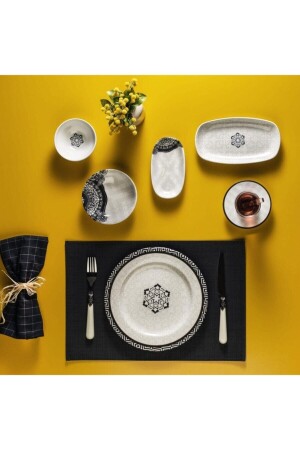 Sharon Breakfast Set 32 ​​Pieces-black 1S6443-02001-SIY01 - Schafer