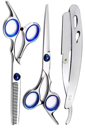 Shave U3 Ustura M8 Kesme Inceltme Makas Set - 6inç-15 Cm Made In Japon M8BLCKSET2 - Qualis