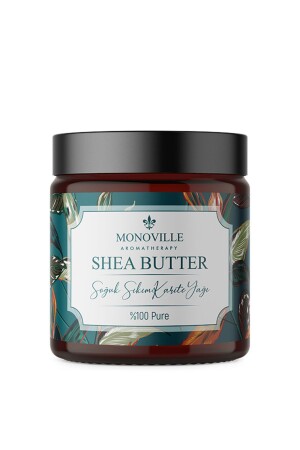 Sheabutter 100 ml Kaltgepresste Feuchtigkeitscreme 100 % rein und natürlich - Monoville