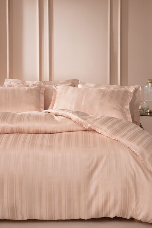 Shelly Double Bamboo Satin Duvet Cover Set - Blush YTSGRPIST-1562824 - Yataş