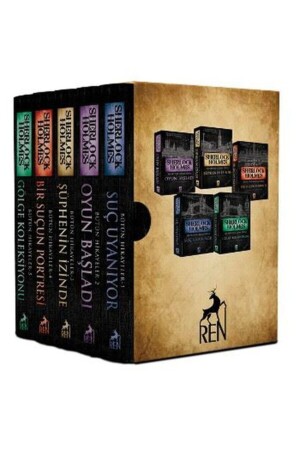Sherlock Holmes All Stories 5 Book Set - Ren Kitap