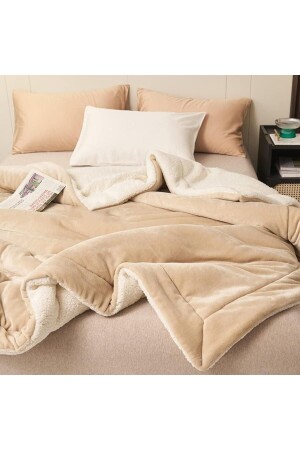 Sherpa Fleece Blanket Double Sided Double 220x240 cm - Mulberry