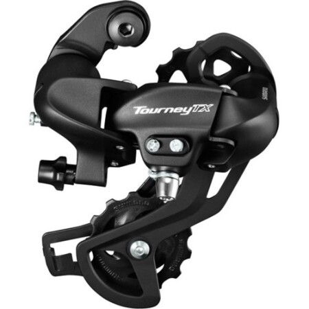 Shimano Tourney TX800 arka vites değiştirici (7/8 vites, siyah) - Shimano cycling