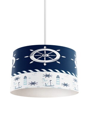 SHIP RUDDER PATTERNED CHILDREN'S AND BABY'S ROOM CHANDELIER AVZ-DT-1038 - DT KIDS