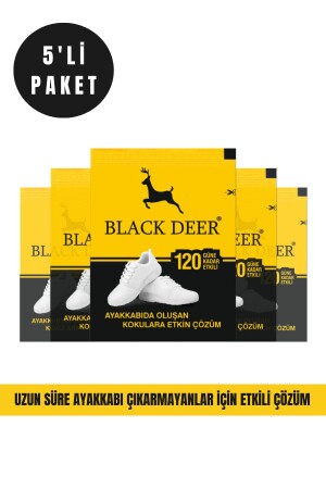Shoe Deodorizer Powder Foot Care Anti-Odor 5 Pieces - Black Deer