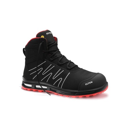 Shoes ELTEN ENNO XXT Pro Mid ESD S3S, black/red - ELTEN