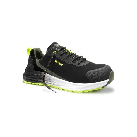 Shoes ELTEN Leevi XXNF Black-Lime Low ESD S3S, black - ELTEN