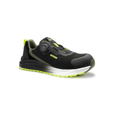 Shoes ELTEN Leevi XXNF BOA Black-Lime Low ESD S3S, black - ELTEN