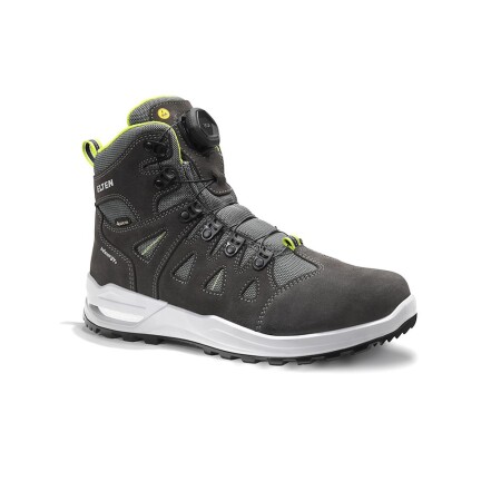 Shoes ELTEN Riley XXF Boa GTX Mid ESD O2 WR CI, gray - ELTEN