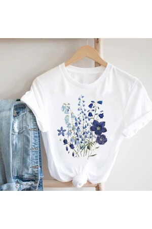Short Sleeve Tee Top Fashion T-Shirt Model 444 - Galashop