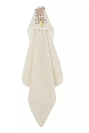 Shortcut - Embroidered Baby Towel with Teddy Bear KYL13 - Mothercare