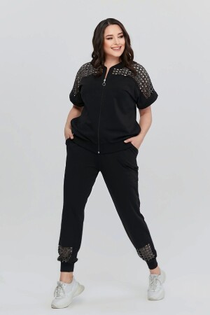 Shoulder and Leg Square Laser Cut Suit - Aytemas