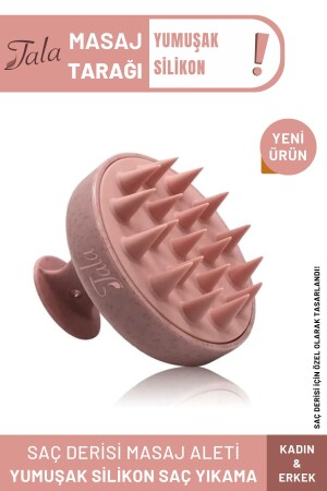 Shower Comb Soft Silicone Hair Washing & Scalp Massage Comb - Tala