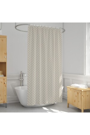 Shower Curtain 1620 Model Double Wings 2x 100x200cm - Evdy
