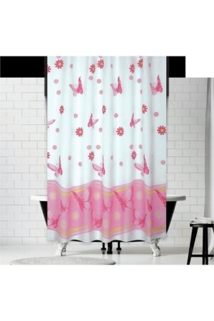 Shower Curtain 6020 Model Double Wings 2x 110x200cm 10003 - Jackline