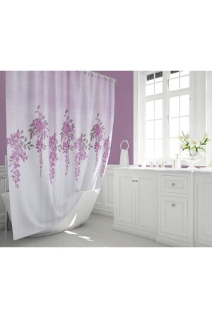 Shower Curtain 7359 Model Double Wings 2x 110x200cm - Tropik