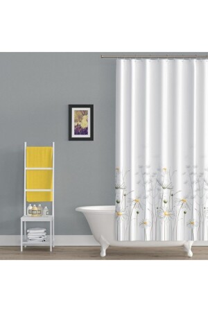 Shower Curtain 8441 Model Double Wings 2x 110x200cm - Tropik