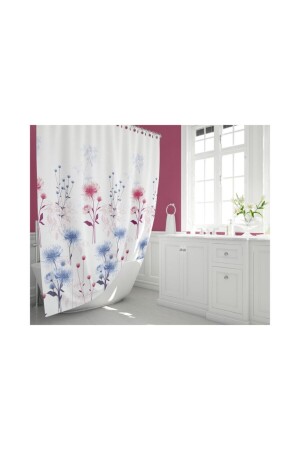 Shower Curtain 8747 Model Double Wings 2x 110x200cm - Tropik