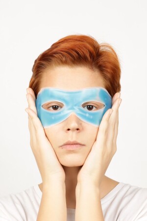 Hot Cold Compress Gel Ice Eye Mask Under Eye Bag Puffiness Relief Thermogel - Vanaca Grup