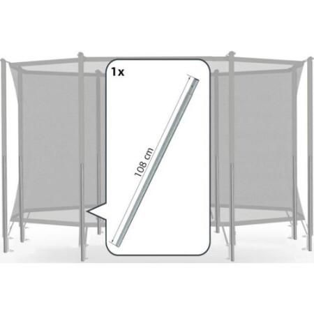 Sicherheitsnetz Comfort Unterrohr Berg + Federhalter, 108 cm - BERG
