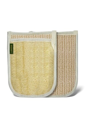 Sided Natural Pumpkin Scrub - Bath Mitt - 24 X 17 (Cm) - Lamina