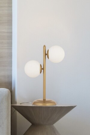 Siena 2 Piece Antique Painted White Glass Table Lamp Modern Design -Bedroom-Living Room Lampshade - Apliqa